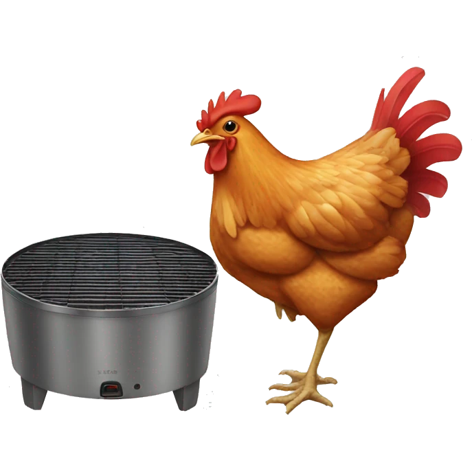 Chicken grill emoji