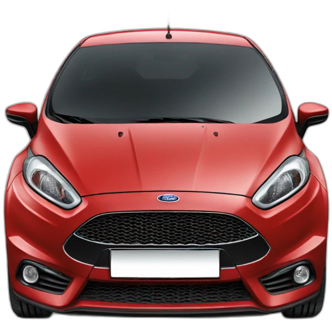 red ford fiesta st emoji