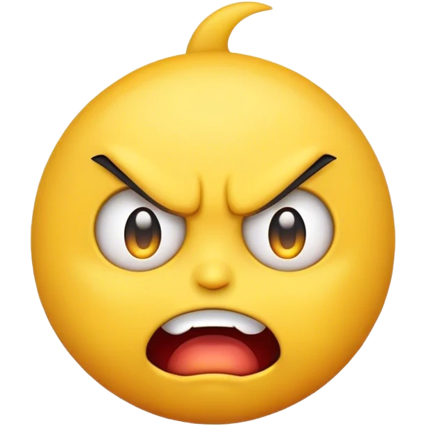 emoji showing anger  emoji