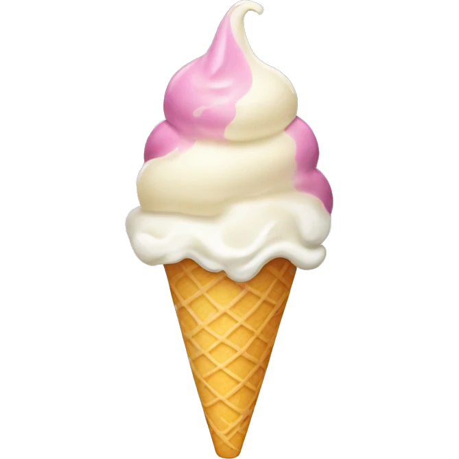 vanilla ice cream emoji