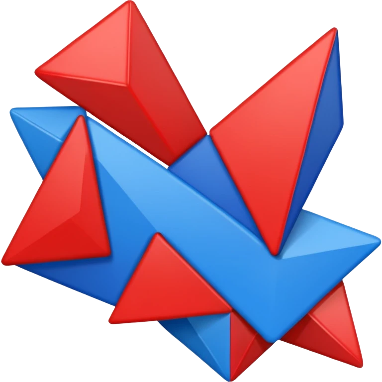 red-blue emoji