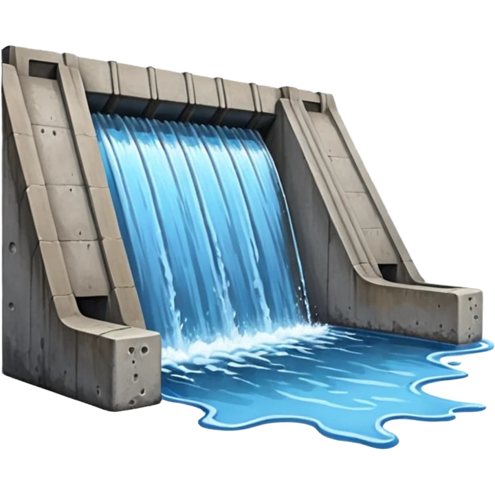 water dam emoji