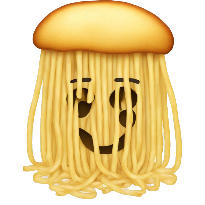spaghetti with way too much parmesan emoji