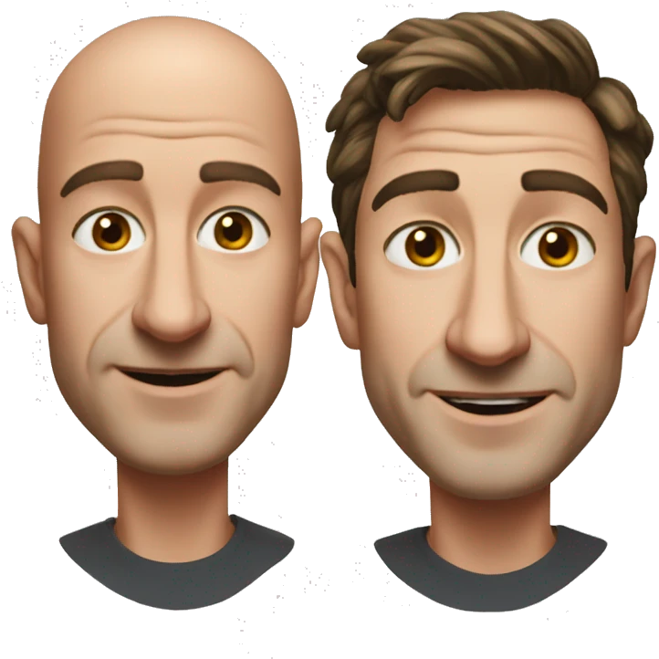 Photorealistic Jeff bezos emoji