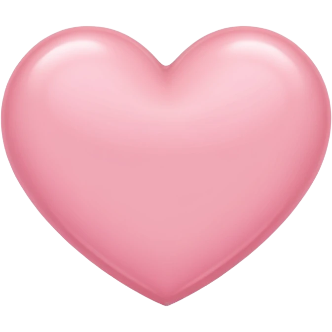 light pink heart emoji