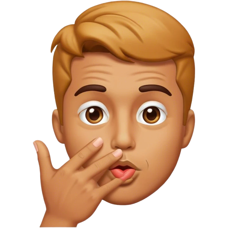 guy blowing a kiss emoji