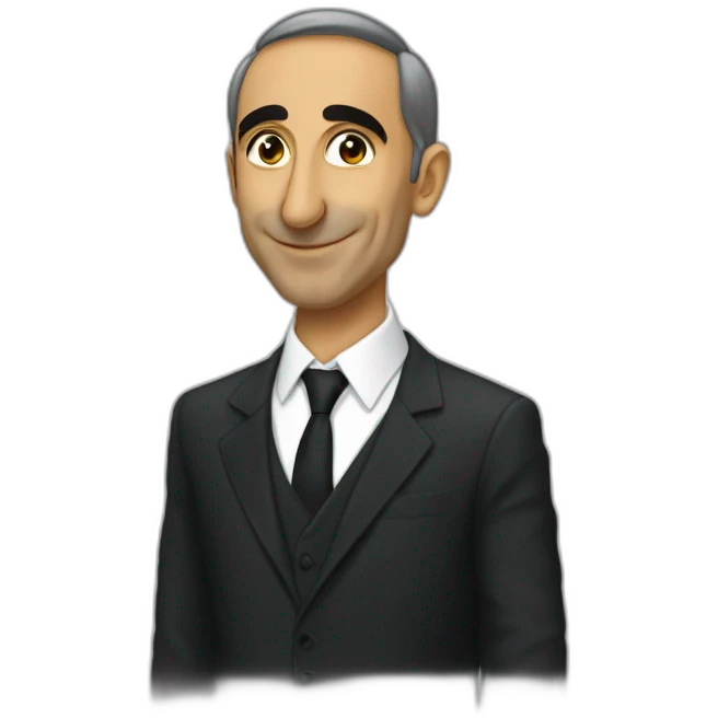 Zemmour qui fait un doigt d’honneur emoji