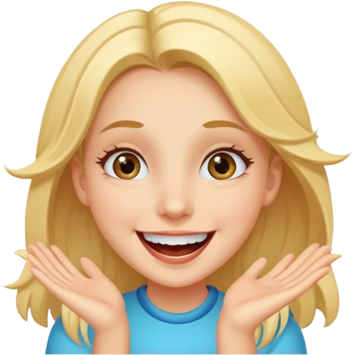 Девушка в диком восторге  emoji