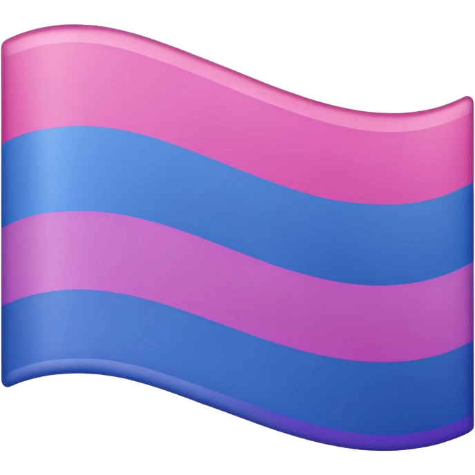 The bisexual flag  emoji