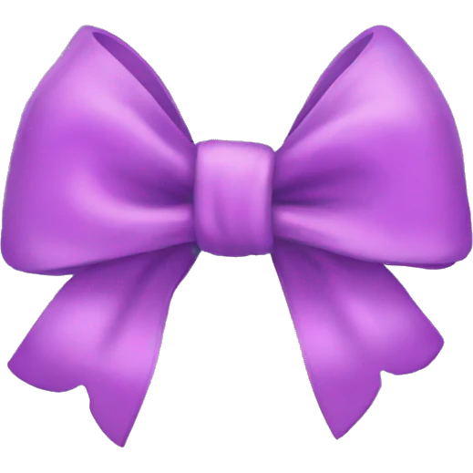 Cute bow emoji