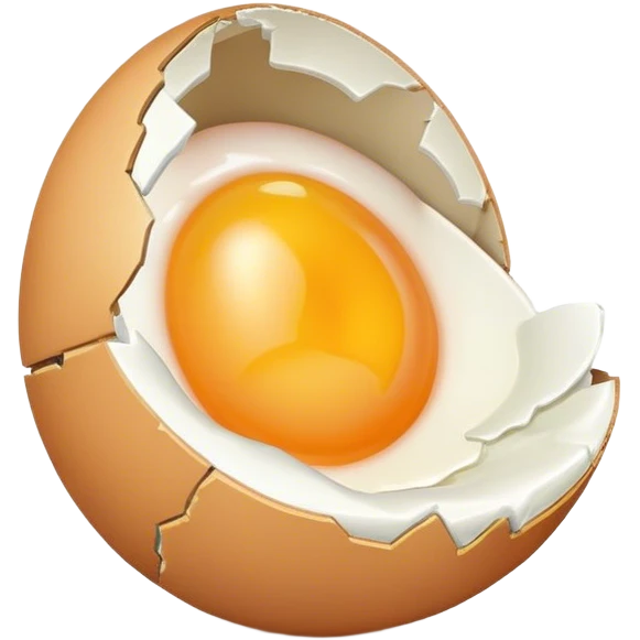 A broken egg emoji