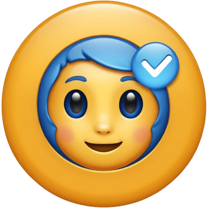 blue tick verifad emoji