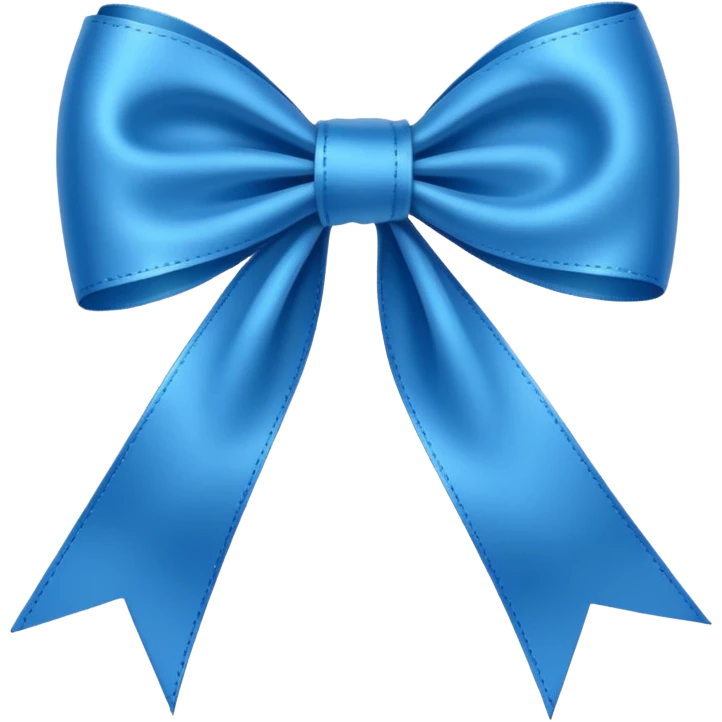 blue ribbon emoji