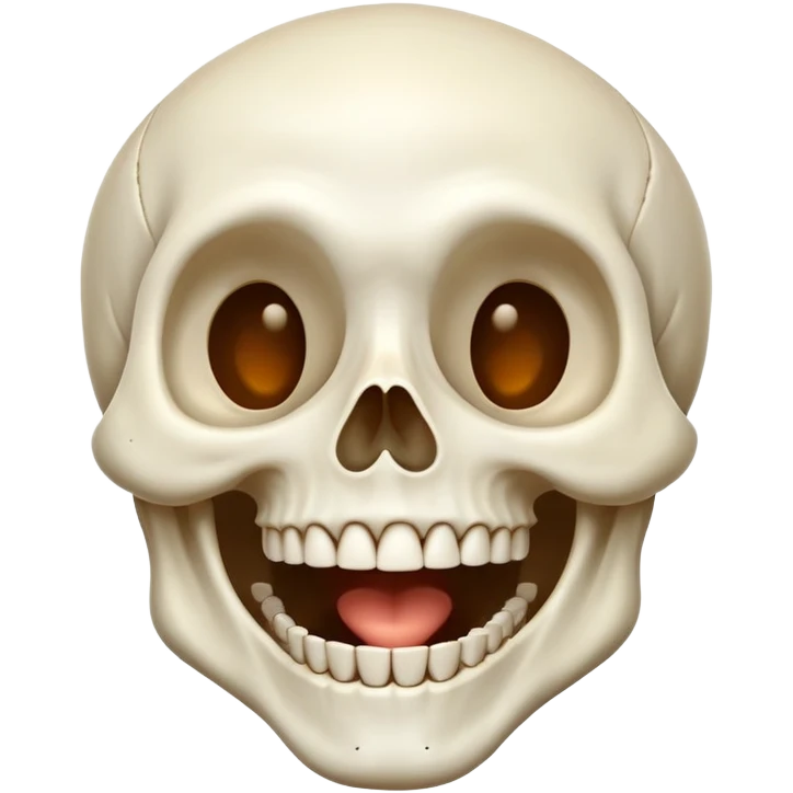a laughing skeleton emoji