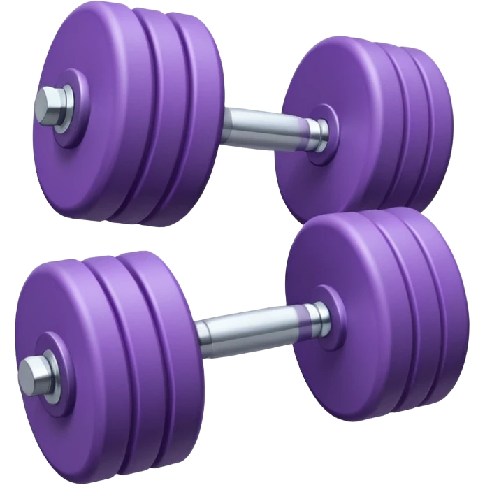 light purple dumbbell emoji