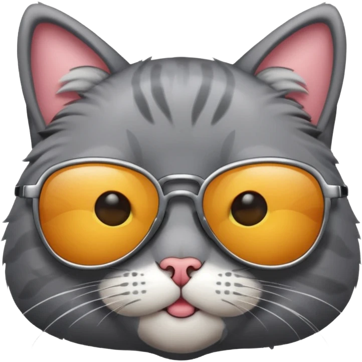 Cat wearing sunglasses emoji