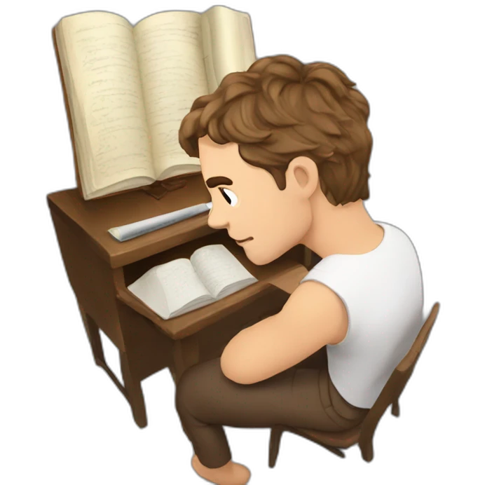 Kerem Bursin studying emoji