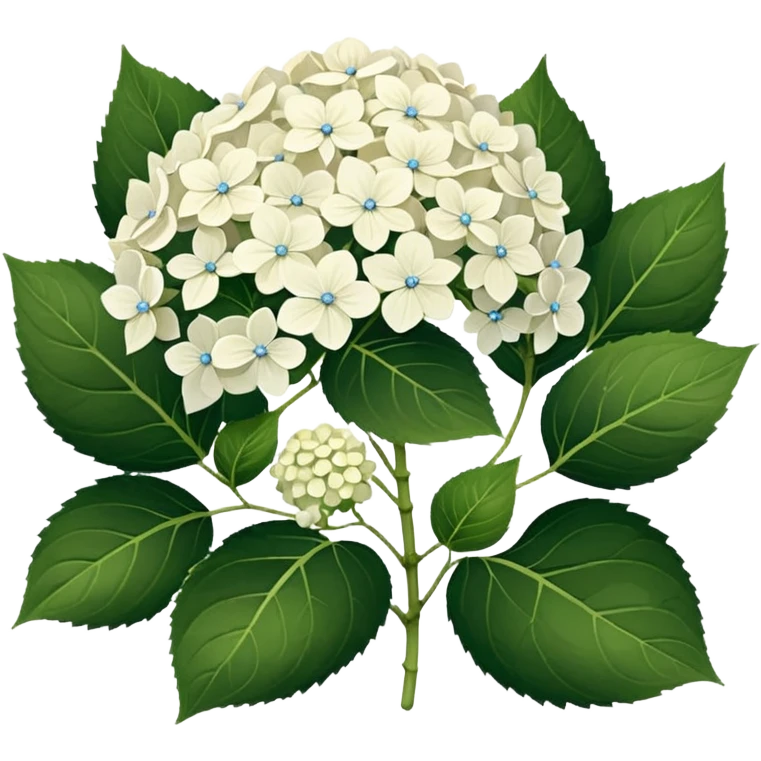 22 White Hortens emoji