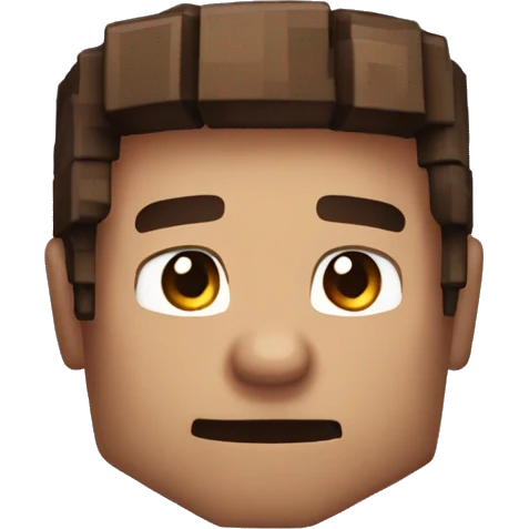 steve from minecaft emoji emoji
