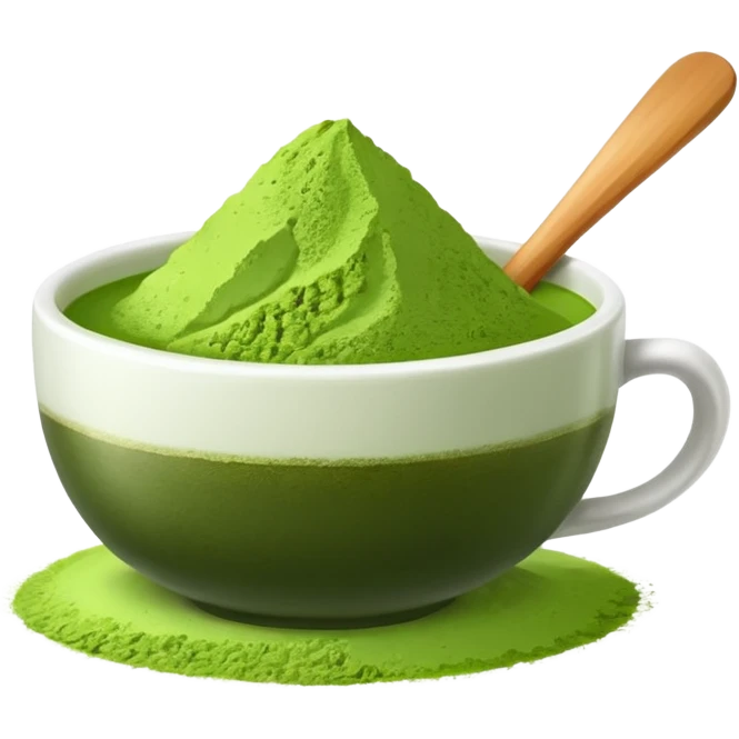 Matcha green tea emoji