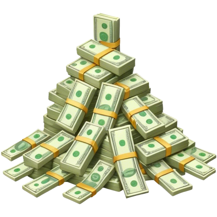 sparkling money emoji