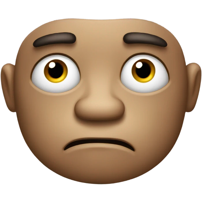 disgusted look emoji