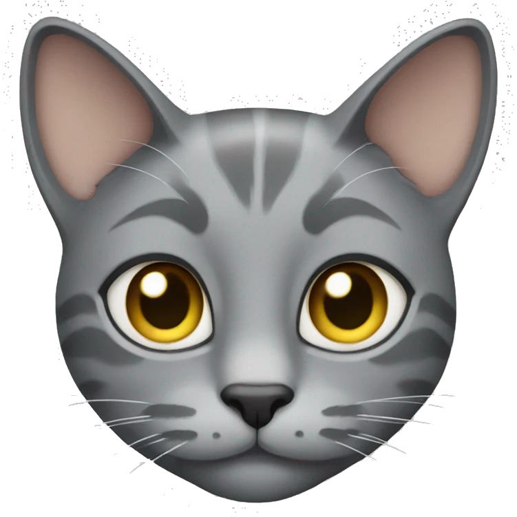 Gray cat  emoji