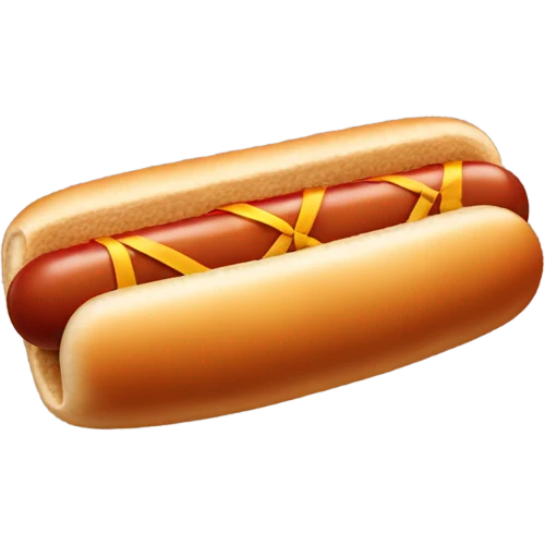 Hotdog with a bowtie  emoji