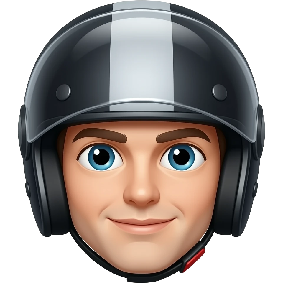 Senza casco emoji