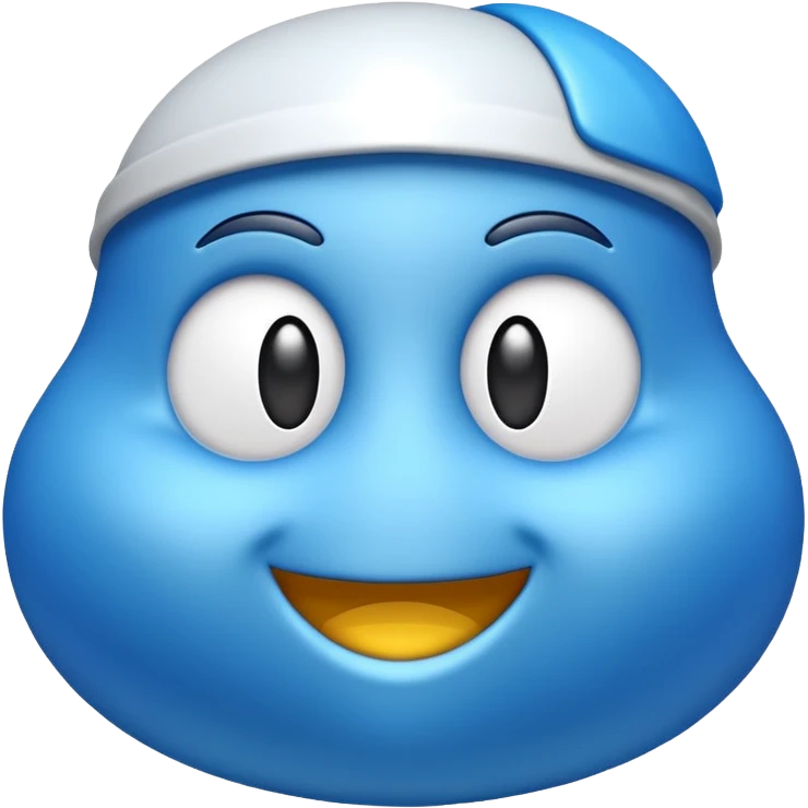 Quiero un emoji de verificando azul y que tenga un visto blanco en medio emoji