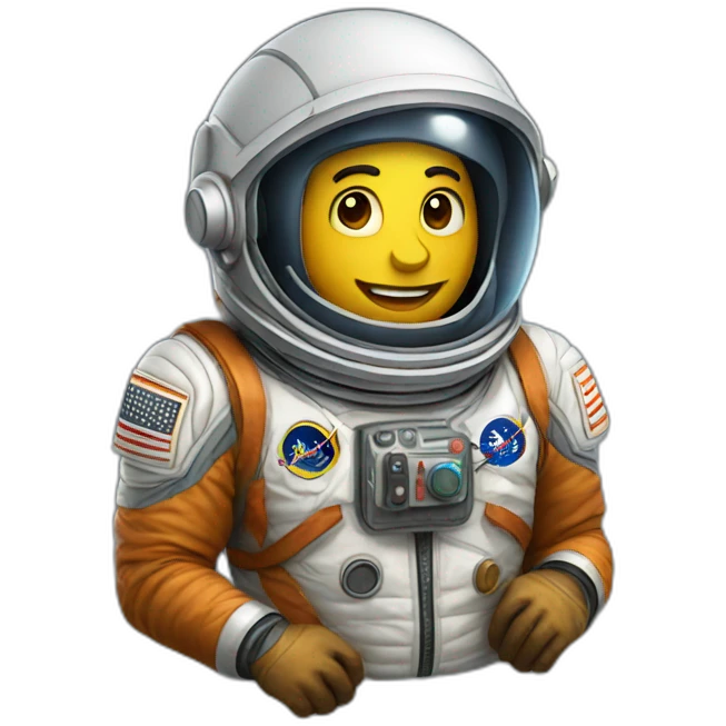Cowboy astronaut emoji
