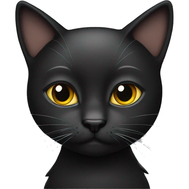 Schwarze Katze mit einem tutü  emoji
