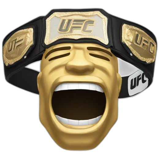 UFC champion belt emoji