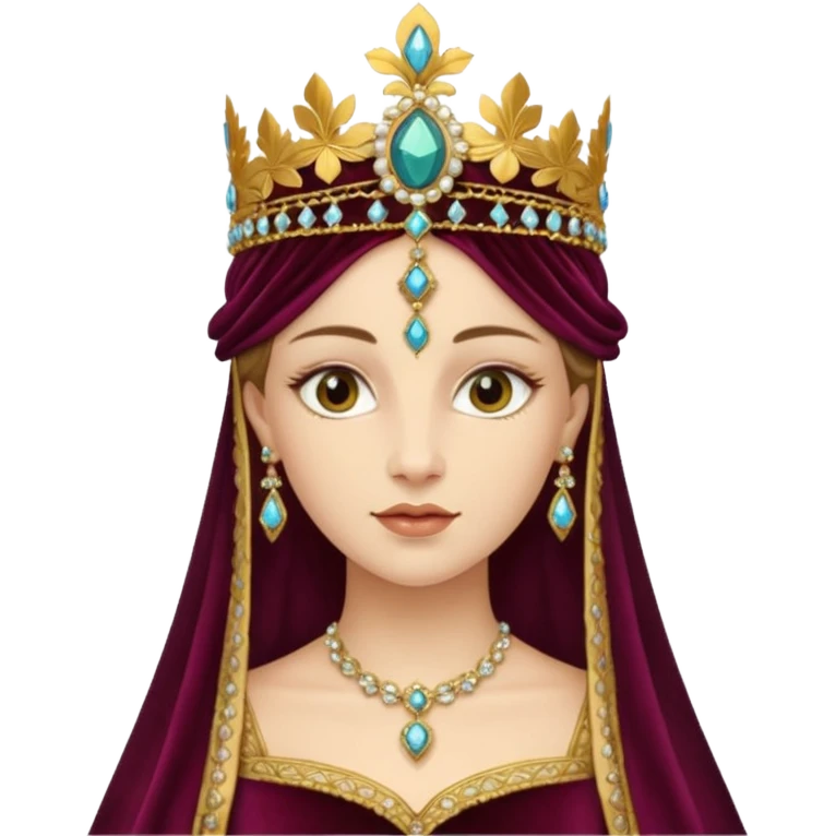 Renaissance lady emoji