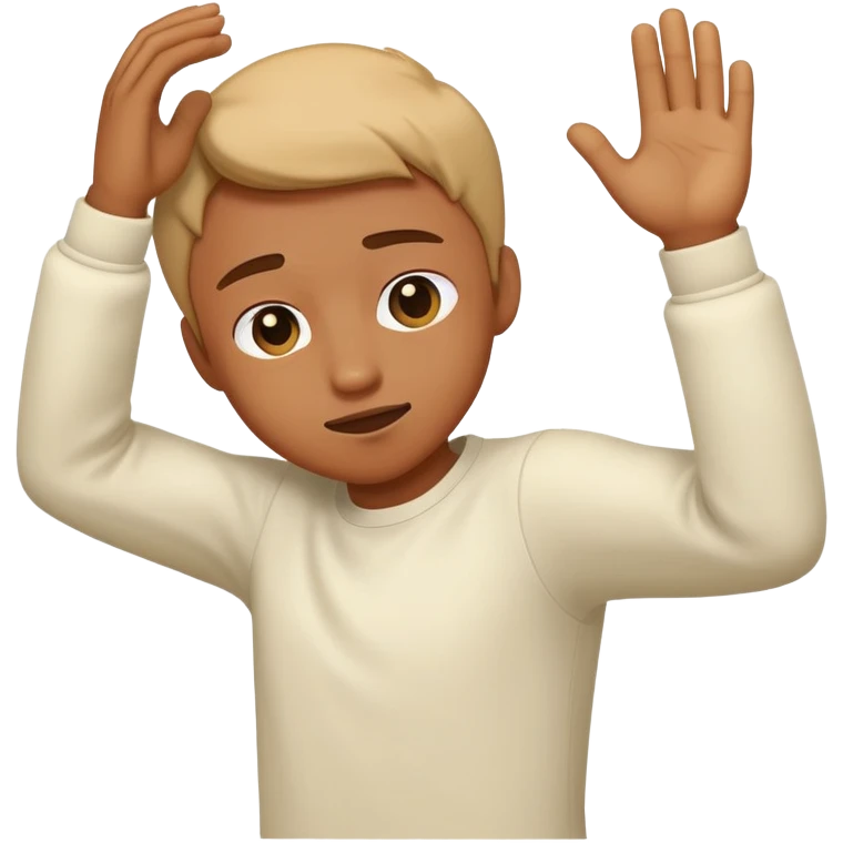 a person hitting the dab emoji