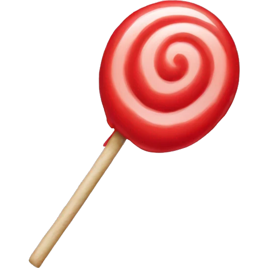 Basic Red lollipop  emoji