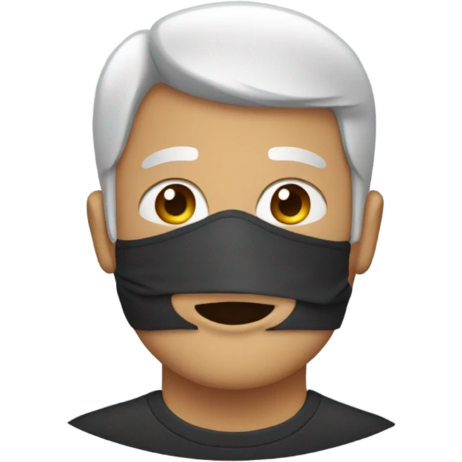 A dad with mask emoji