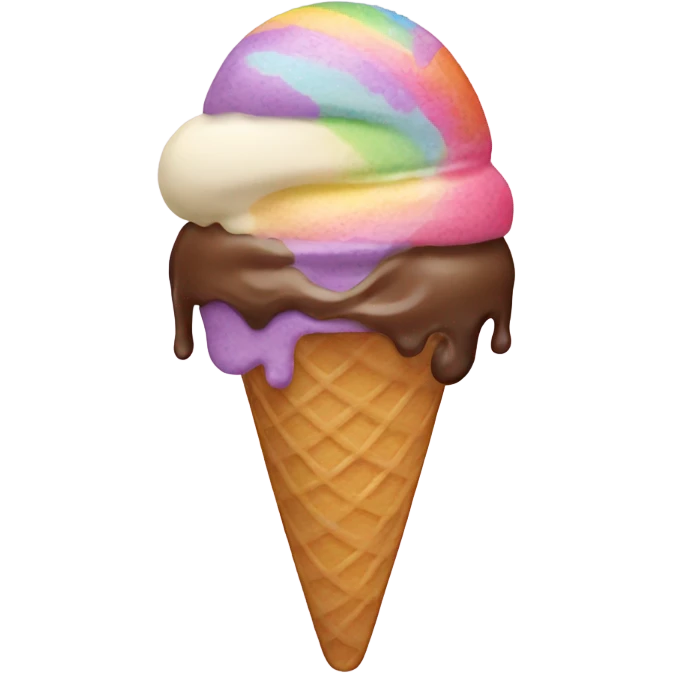 Rainbow flavor
Ice cream emoji