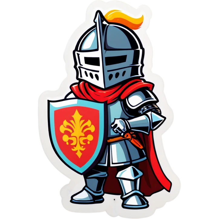 Knight saying good morning  emoji