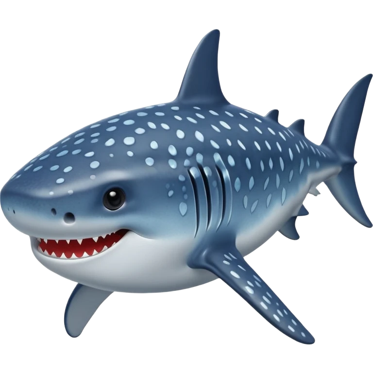 whale shark with no teeth emoji