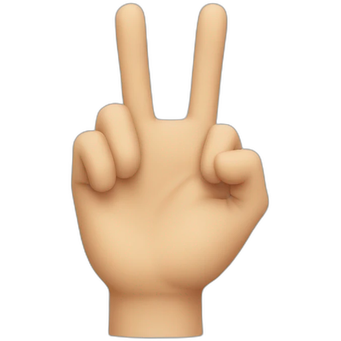poiting hand emoji
