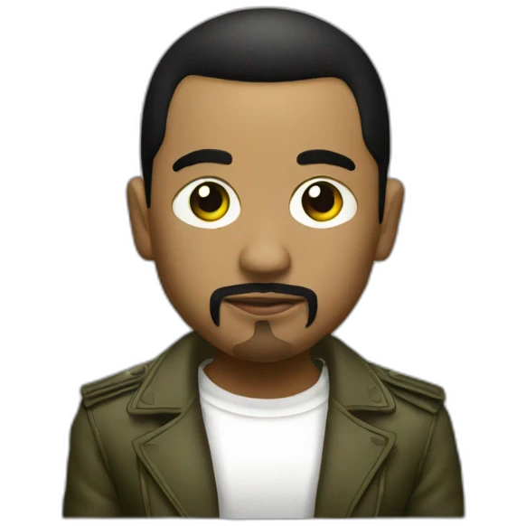 el monito de black eyes peas para tatuaje emoji