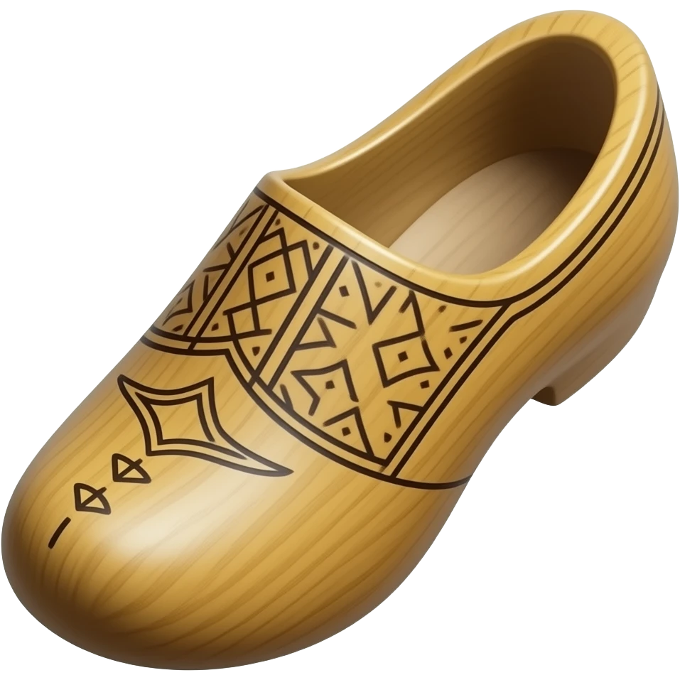 Dutch wooden shoe emoji