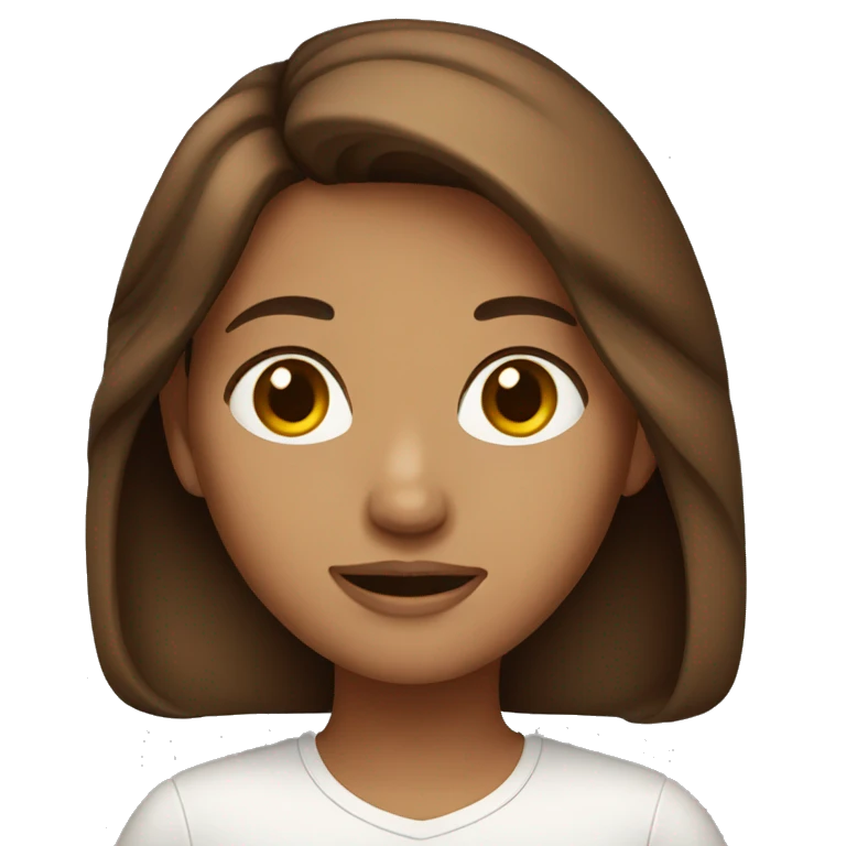 brown haired girl emoji