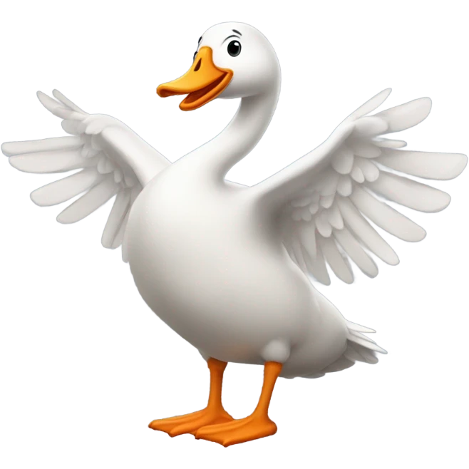 Silly goose  emoji