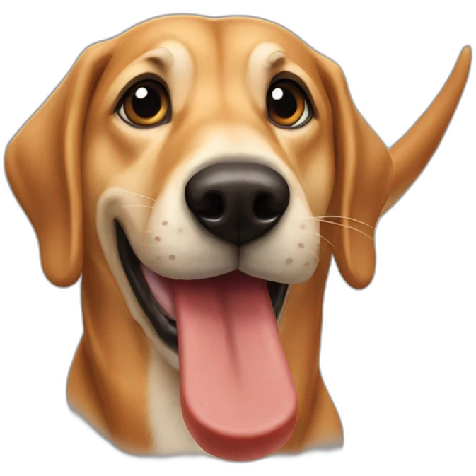 Perro salchicha emoji