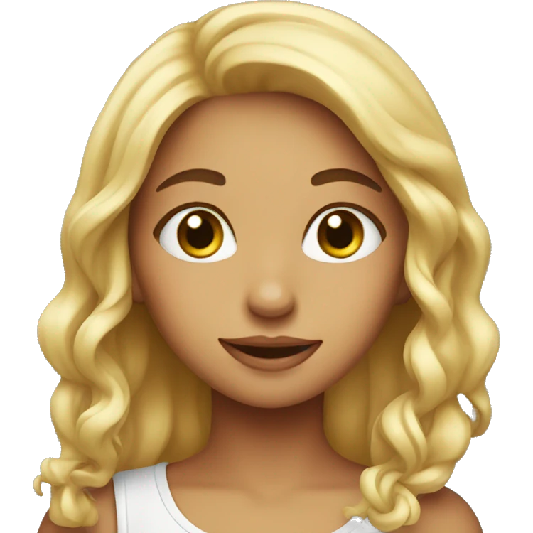 Cute girl emoji