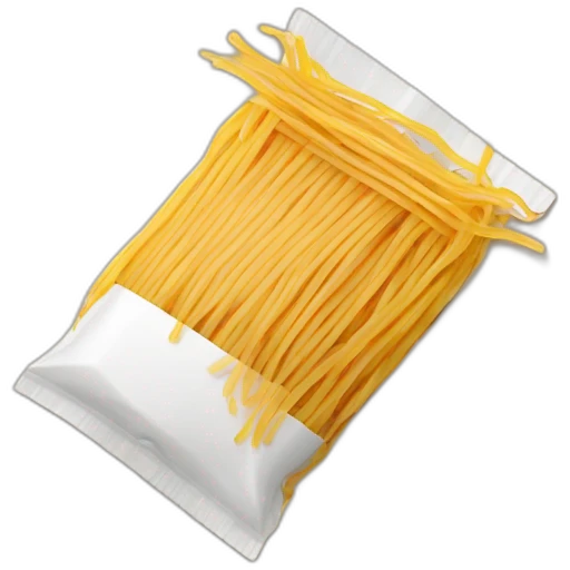 packet of spaghetti emoji