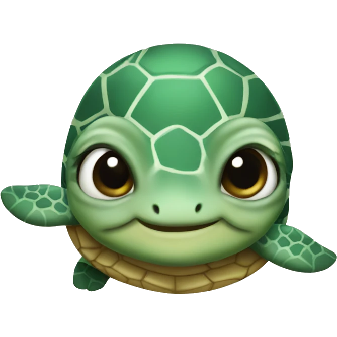 Sea turtle baby emoji