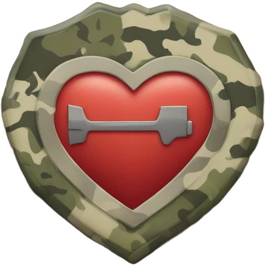 Tactical heart emoji
